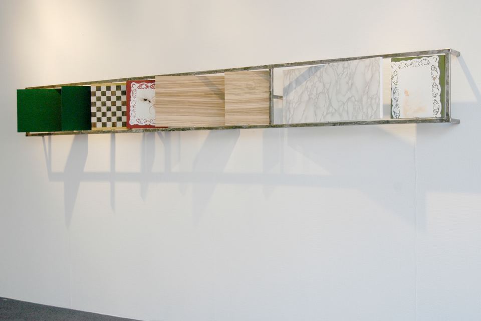 Changement de décor, 2005, staal, hout