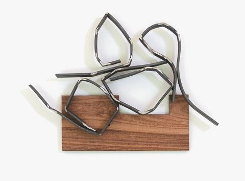 Fragmenten II, 2025, hout, staal