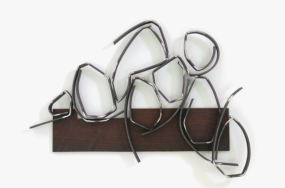 Fragmenten III, 2025, hout, staal