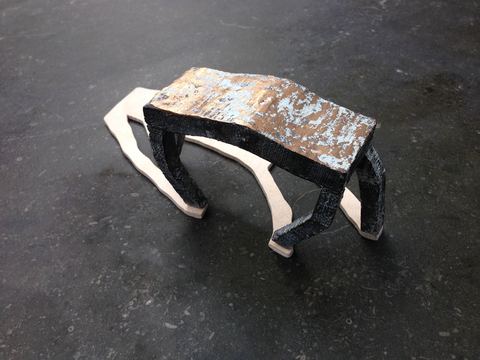 Schaduwtafel, 2016, brons