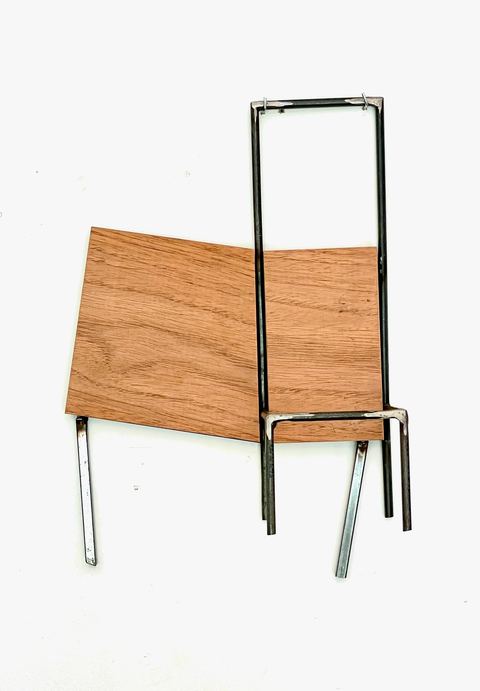 Tafel & Stoel 2, 2026, hout, staal